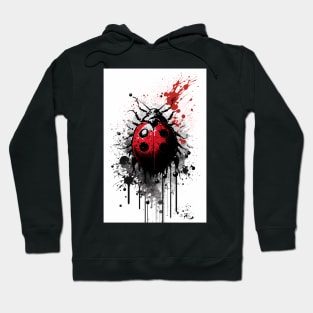 Ink Ladybug Painting Hoodie